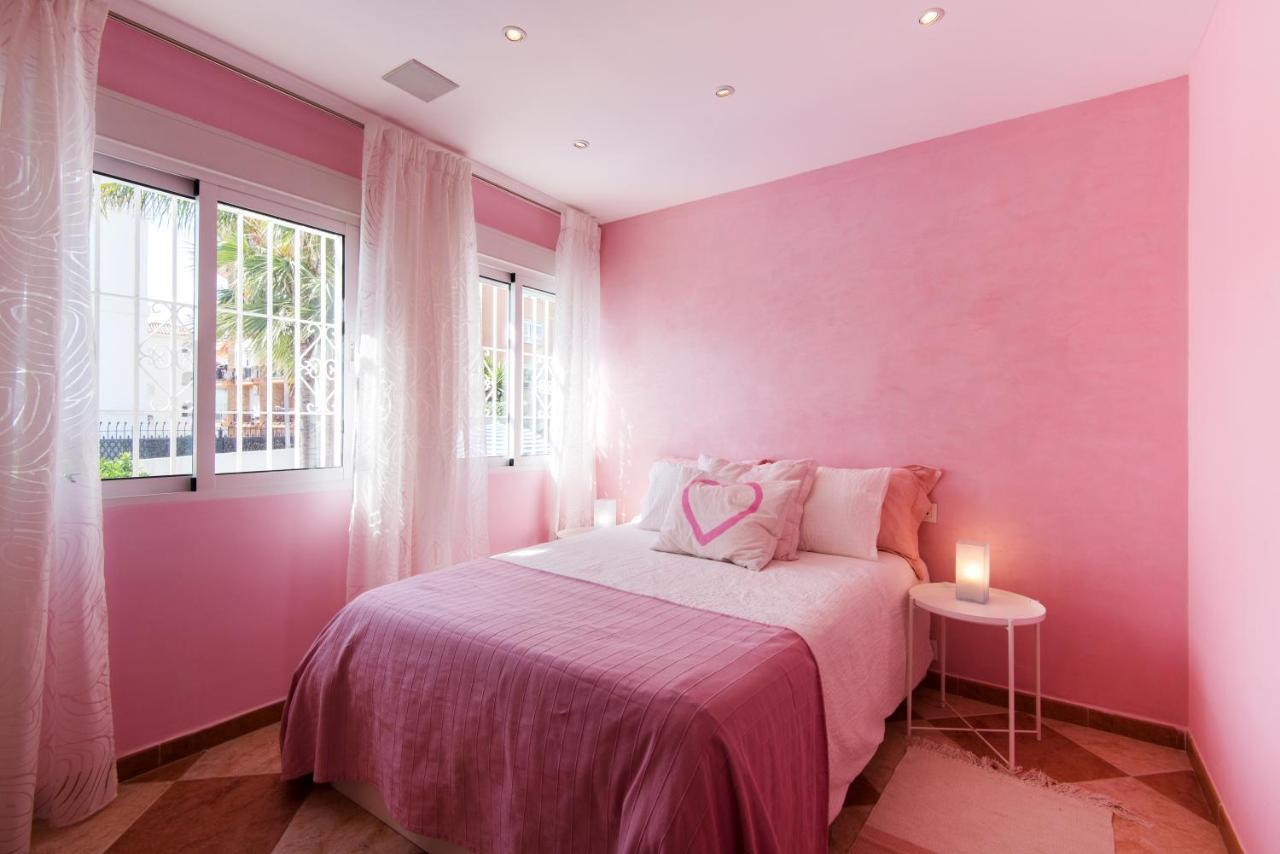 Villa Palm Beach Marina Benalmadena 3 Min Walking From The Sea Exterior foto